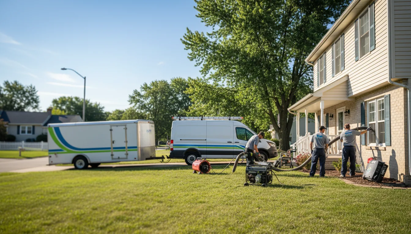 Flooded Basement Restoration And Cleanup With Repair in Vestaburg, MI near me